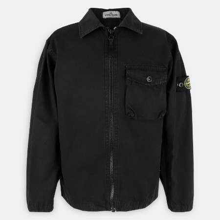 22 F/W 스톤 키즈 와펜 패치 오버 셔츠 집업 자켓(블랙) 771610602 V0129