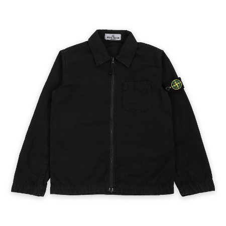 23 F/W 스톤 키즈 와펜 패치 집업 셔츠 자켓(블랙) 791610102 V0129 10,12A